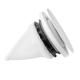 Zehnder ComfoValve Luna E125 white exhaust diffuser WITH FILTER