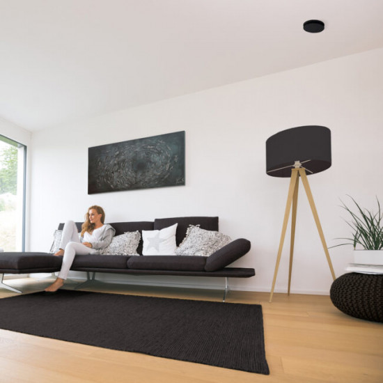 Zehnder ComfoValve Luna S125 black exhaust diffuser