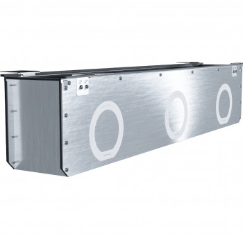 Коробка диффузора Slot типа B 625 мм WINGBOX с изоляцией (Подключение: 3 x Ø125 мм) / С боковым подключением Коробка диффузора Slot типа B 625 мм WINGBOX с изоляцией (Подключение: 3 x Ø125 мм) / С боковым подключением