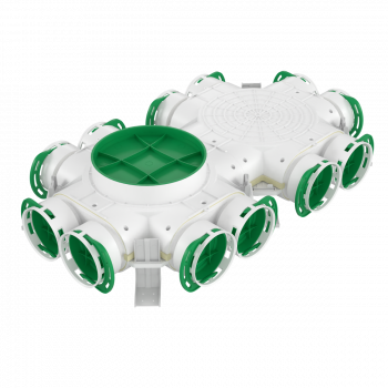 Gaisa sadales kolektors Awenta VCB160-12/90