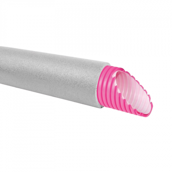 FITT air duct with 10 mm PE insulation: outer Ø 90 mm/ inner Ø 76 mm (25 metres)