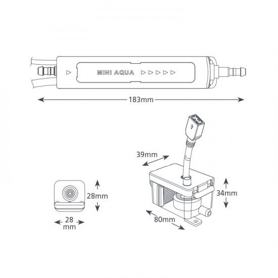 Mini AQUA Silent + condensate pump Aspen: 12 L/h Mini AQUA Silent + condensate pump Aspen: 12 L/h