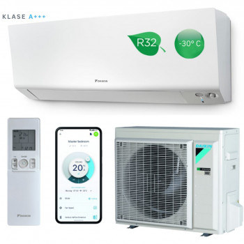DAIKIN Nepura Perfera Baltās sērijas siltumsūknis gaiss-gaiss WIFI / A+++ (C-4,6 kW / H-7,4 kW)