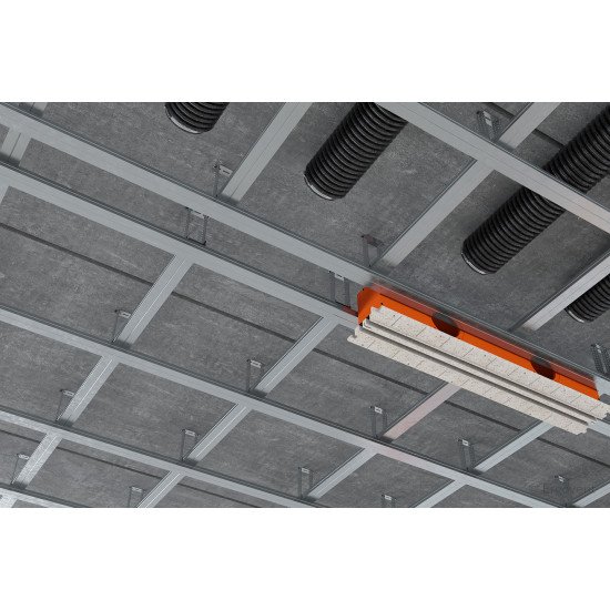 Iebūvējams PVC materiāla difuzors ERGOVENT LINEO PRO-PUZZLE 125/1050/2 SLOT 20mm (AC)