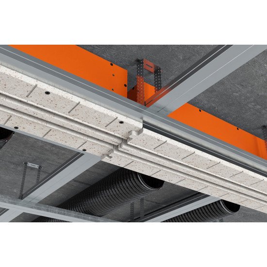 Iebūvējams PVC materiāla difuzors ERGOVENT LINEO PRO-PUZZLE 125/1050/2 SLOT 20mm (AC)