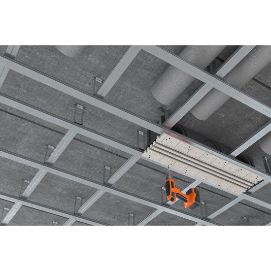 ERGOVENT LINEO PRO-CONDI 150/1000/3 SLOTS 20mm built-in recycled material diffuser with insulation