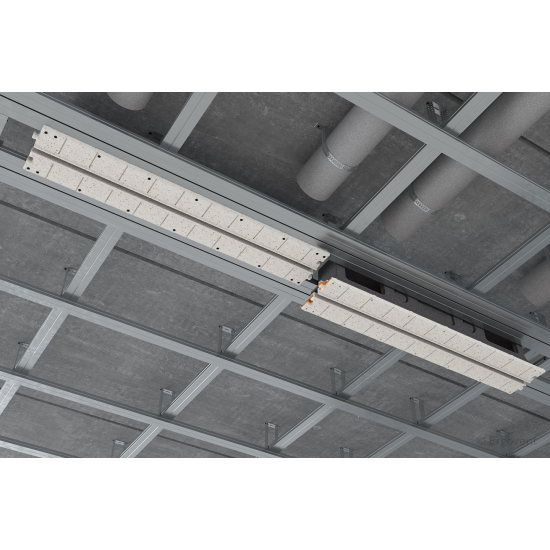 ERGOVENT LINEO PRO-CONDI 125/1050/1 SLOT 20mm built-in recycled material diffuser with insulation