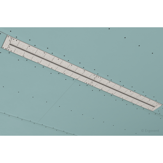 ERGOVENT LINEO PRO-CONDI 125/1050/1 SLOT 20mm built-in recycled material diffuser with insulation