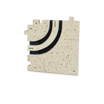 Ergovent Lineo Pro Puzzle diffuser moulage elbow rounded (2 slot x 20 mm / 90-degree)