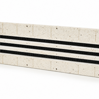 Moulage for Ergovent Lineo Pro Puzzle diffuser (3 slot x 20 mm x 500 mm)