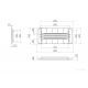 Moulage for Ergovent Lineo Pro Puzzle diffuser (3 slot x 20 mm x 500 mm)