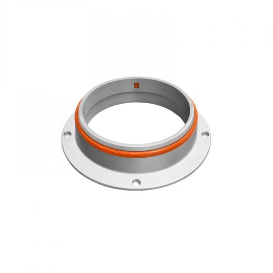 Ergovent connection socket with gasket Ø125 mm