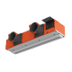 LINEO SINGLE-500/75 built-in PVC diffuser with side connection LINEO SINGLE-500/75 built-in PVC diffuser with side connection