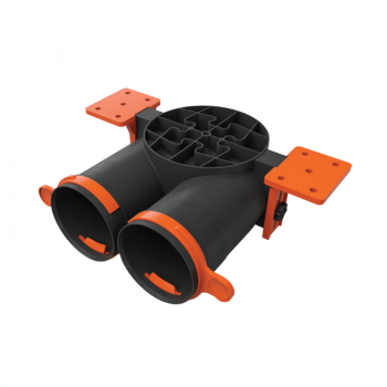 AERO PRO kоробкa диффузорa SLIM BOX 2хØ75 мм AERO PRO kоробкa диффузорa SLIM BOX 2хØ75 мм