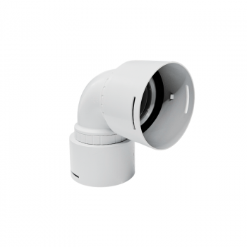 90° līkums (Ø 75 mm) komplektā ar 2 gumijām