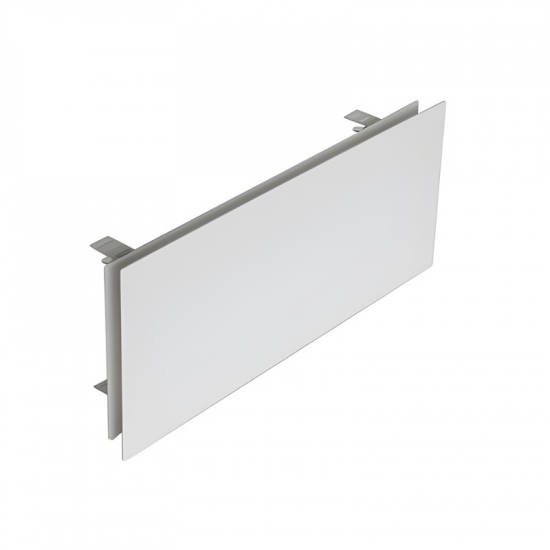 Fitt metal rectangular diffuser 400x100mm VMDPB "Flat" white (RAL9010)