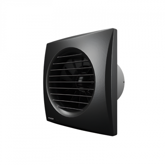 Bathroom fan Flexit Classic Eco 100 TH black