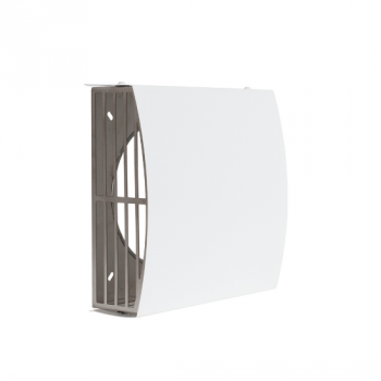 Kantainā āra reste ST Ø125 mm: Balta (RAL 9016) Kantainā āra reste ST Ø125 mm: Balta (RAL 9016)