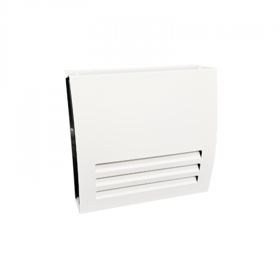 Квадратная наружная решетка ST Ø160 мм: Белый (RAL 9016) виброса 