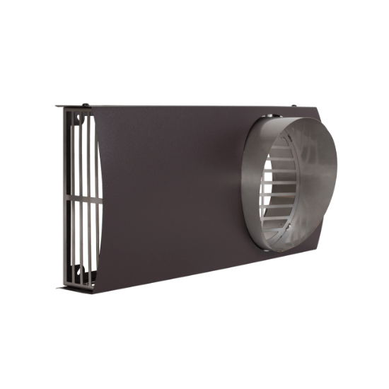 Kombinēta āra reste STD Ø200 mm / Brūna (RAL: 8019)