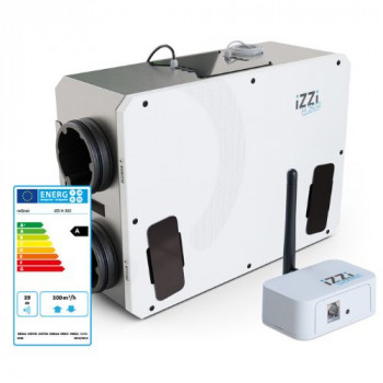 Recuperator iZZi H.302 ERV / under-ceiling /cross-flow - enthalpy WiFi