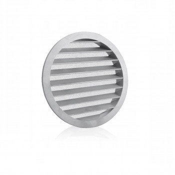 Apaļa alumīnija āra reste Ø125 mm Apaļa alumīnija āra reste Ø125 mm