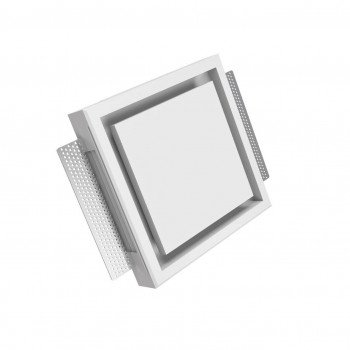 Built-in gypsum diffuser KVADRO Ø100 mm  Built-in gypsum diffuser KVADRO Ø100 mm