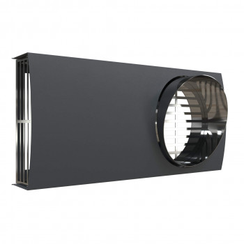 Комбинированная наружная решетка STDP Ø125 - Ø160 мм / Серый (RAL: 7016) Комбинированная наружная решетка STDP Ø125 - Ø160 мм / Серый (RAL: 7016)