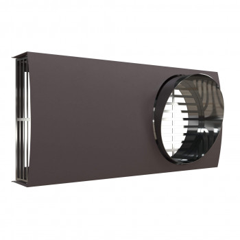 Комбинированная наружная решетка STDR Ø125 - Ø160 мм / Коричневый (RAL: 8019) Комбинированная наружная решетка STDR Ø125 - Ø160 мм / Коричневый (RAL: 8019)