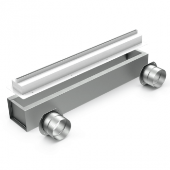 Built-in linear Slot diffuser DPG6 / 2xØ75 mm