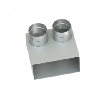 Diffuser box VG 2 x Ø90 mm / Angle Diffuser box VG 2 x Ø90 mm / Angle