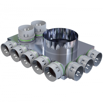 Nerūsējošā tērauda gaisa sadales kolektors pec pasūtījuma Nerūsējošā tērauda gaisa sadales kolektors pec pasūtījuma